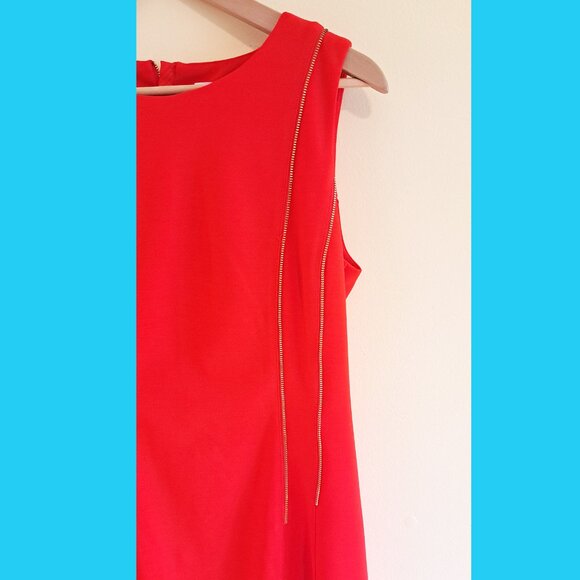 New Kelvin Klein Red Dress - Picture 4 of 5